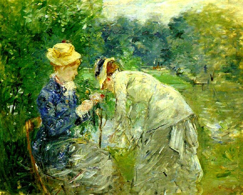 Berthe Morisot i boulognerskogen China oil painting art